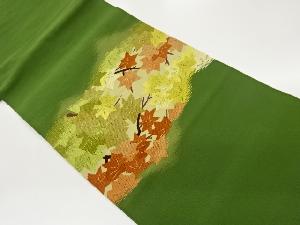 綴れ紅葉模様織出し名古屋帯